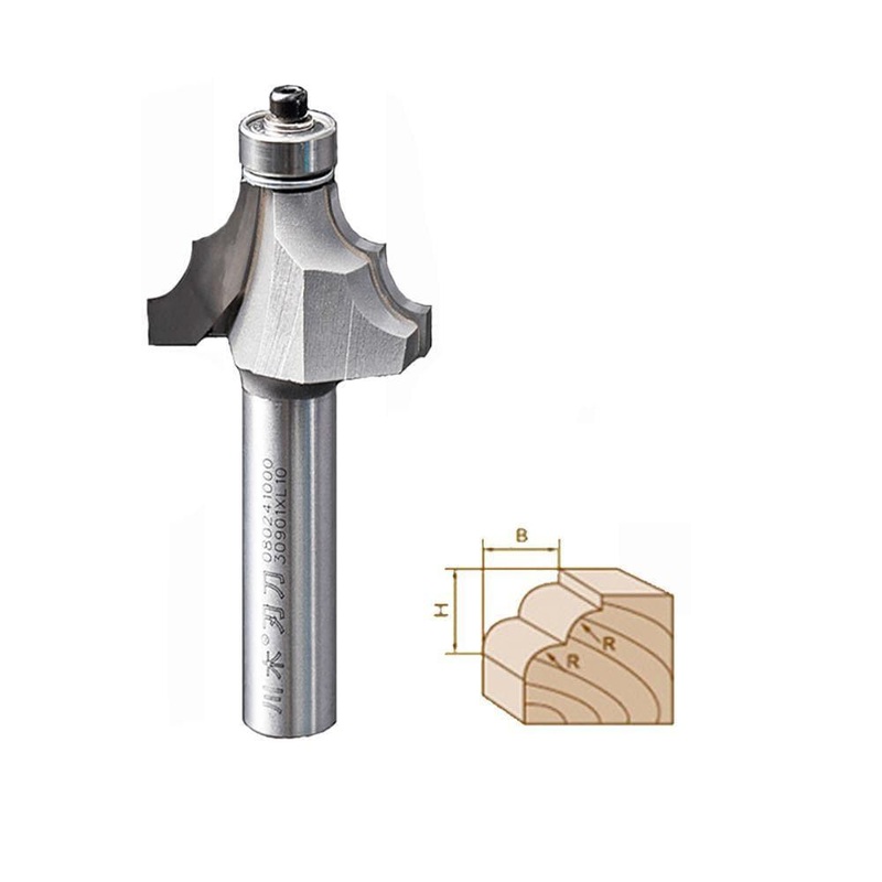 Double Roundover Edging Router bit-Edging 1 / 4x1 / 4 - Premium Wood ...