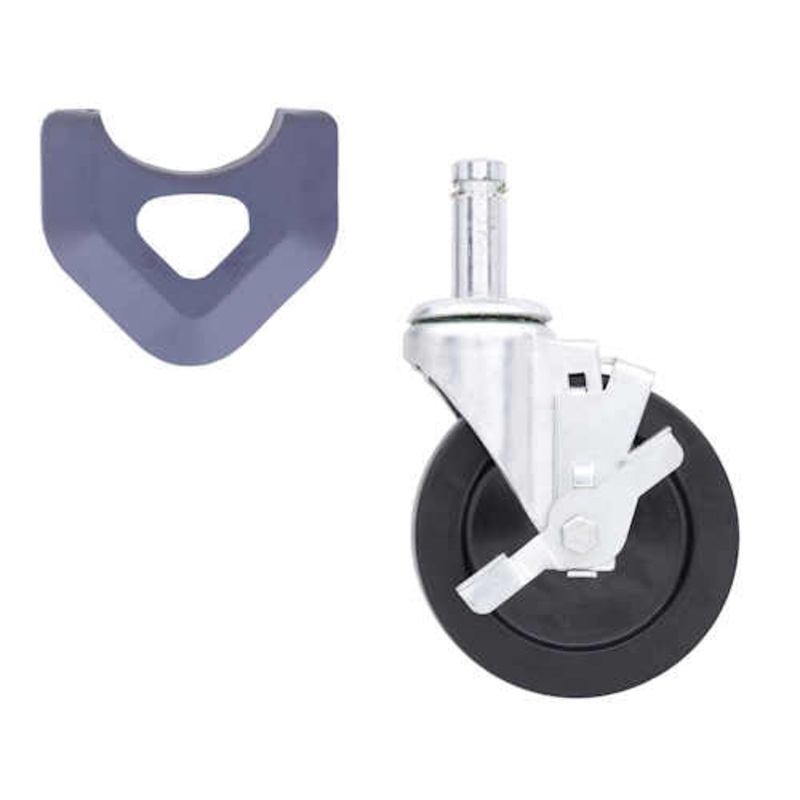 Metro 5MBX 5 MetroMax iQ Resilient Swivel Stem Caster with brake ...